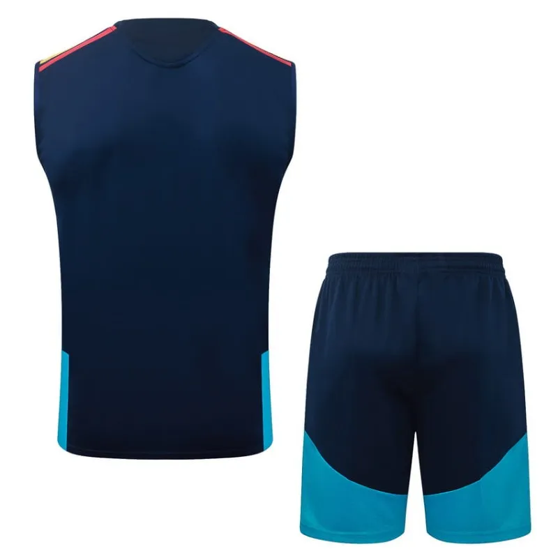 Ensemble Gilet Espagne 2026/27 Bleu Foncé