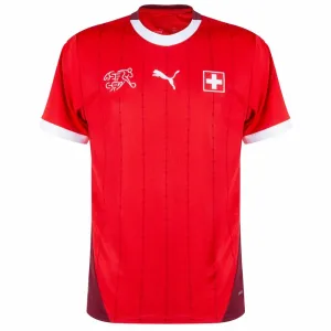 Maillot principal de la Suisse 2024/25 - rouge