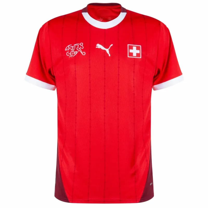 Maillot principal de la Suisse 2024/25 - rouge
