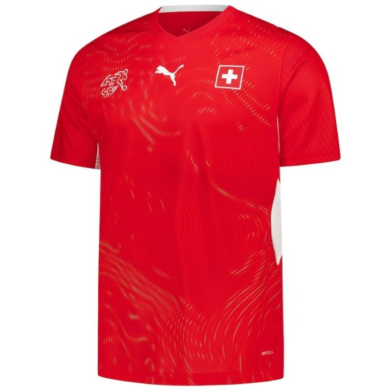 Schweiz 2026/27 Heimtrikot - Rot