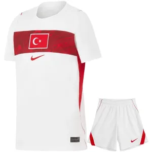 Türkei 2026/27 Auswärtstrikot Kinder Set Weiß
