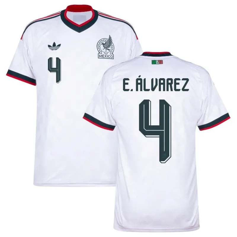 México E. ALVAREZ 2026/27 Camiseta Visitante Blanco