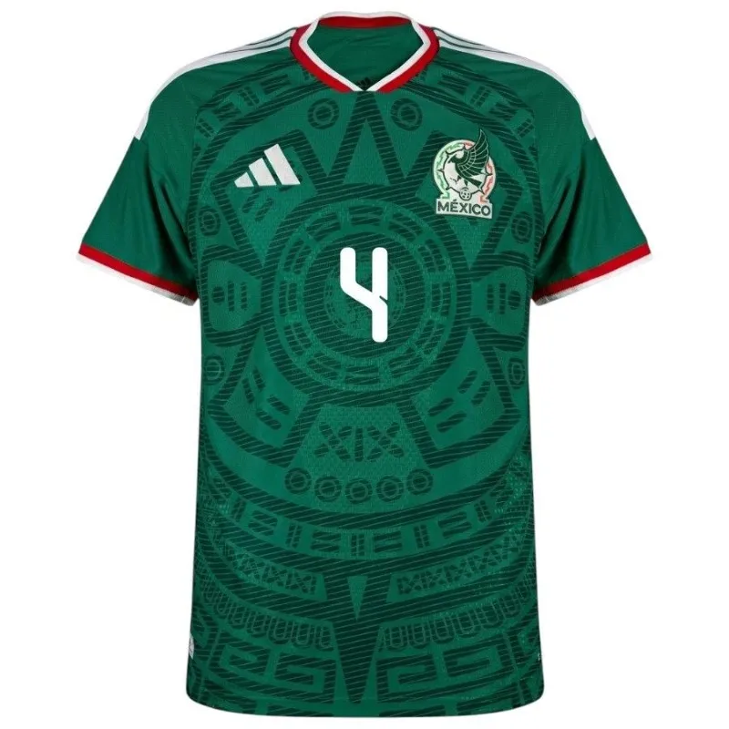 Maillot Domicile Mexique E. ALVAREZ 2026/27 Vert
