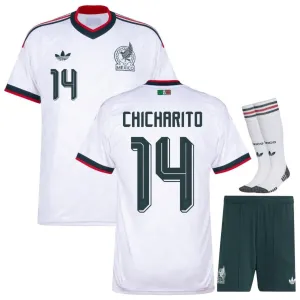 Kit Extérieur Enfant Mexique CHICHARITO 2026/27 Blanc