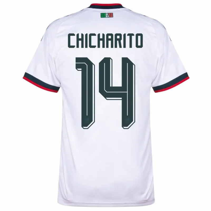Maillot Extérieur Mexique CHICHARITO 2026/27 Blanc