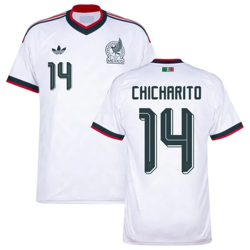 Maillot Extérieur Mexique CHICHARITO 2026/27 Blanc