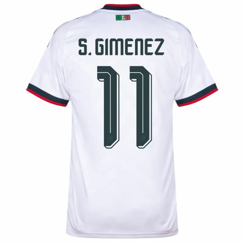México S. GIMENEZ 2026/27 Camiseta Visitante Blanco