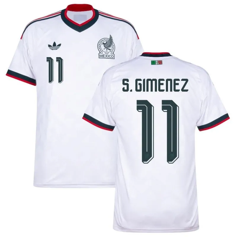 México S. GIMENEZ 2026/27 Camiseta Visitante Blanco