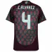 Alvarez Mexique 2024-25 Domicile Maillot Supporter - Rouge