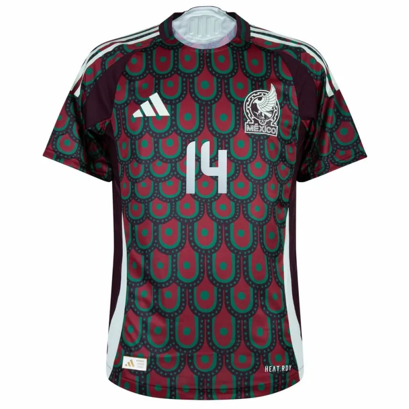 Chicharito Mexique 2024-25 Domicile Maillot Supporter - Rouge