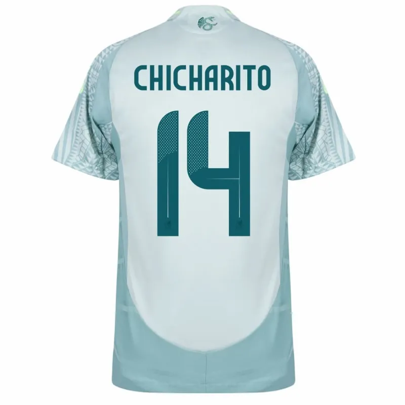 Chicharito Mexique 2024-25 Extérieur Maillot Supporter - Vert