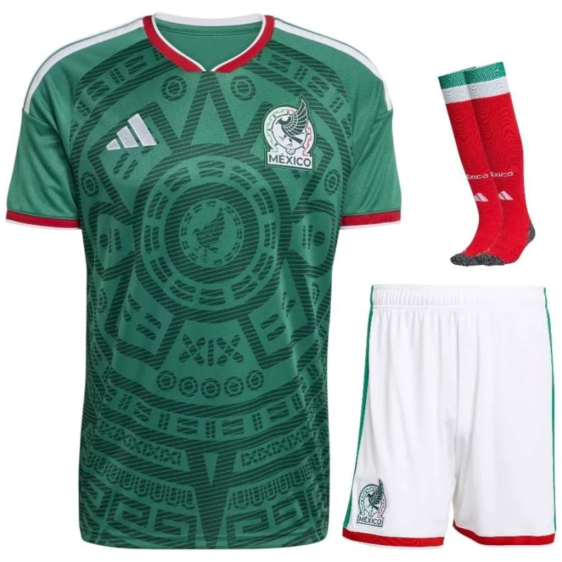 Ensemble Domicile Enfant Mexique 2026/27 - Vert