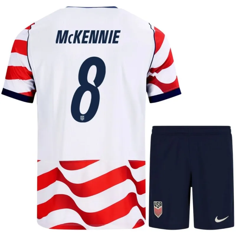 Conjunto Infantil Estados Unidos Local Mundial 2026/27 MCKENNIE