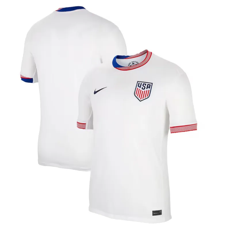 Maillot domicile 2024/25 de l'équipe des États-Unis, version joueur, blanc