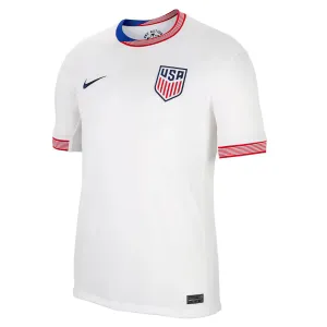 Le maillot domicile 2024/25 pour enfants de l'équipe des États-Unis, blanc
