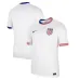 Le maillot domicile 2024/25 pour enfants de l'équipe des États-Unis, blanc