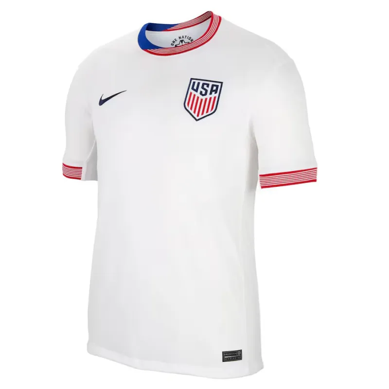 L'ensemble de maillots domicile 2024/25 pour enfants de l'équipe des États-Unis, blanc
