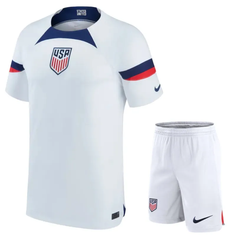 USA 2022/23 Home Kids Kit White