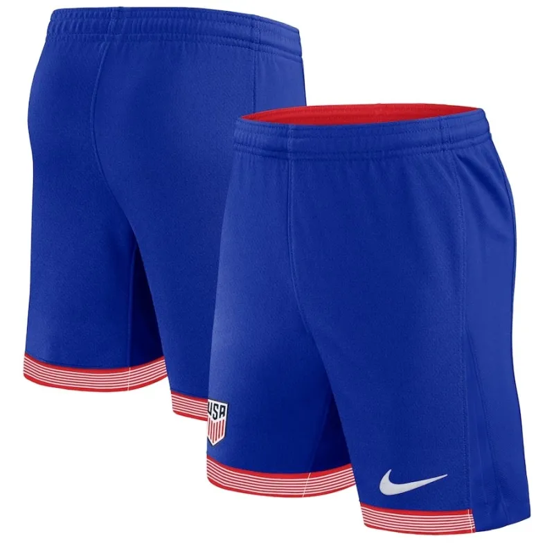 Les shorts de l'équipe des États-Unis 2024/25, bleu