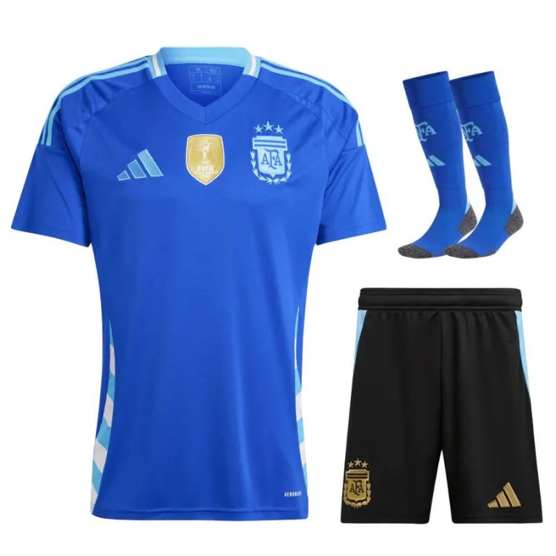 Argentina 2024/25 Away Kids' Jersey (Blue)