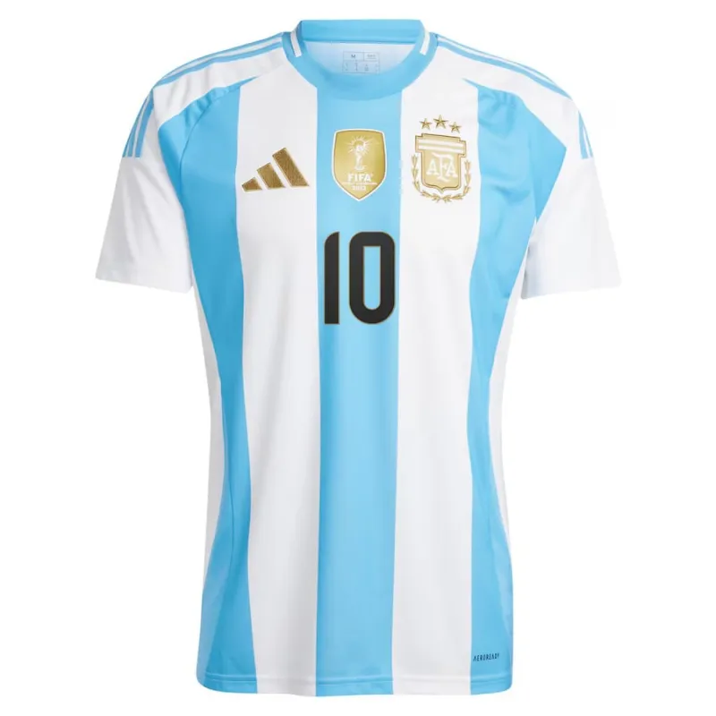 Messi, Argentinien 2024/25 Heimtrikot (Blau)