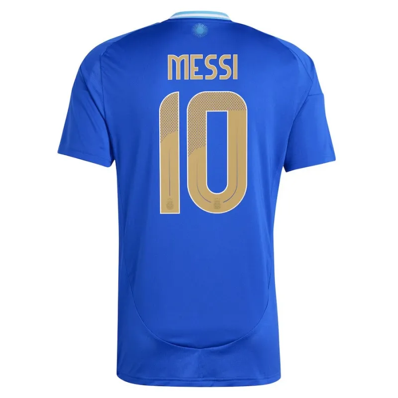 Messi, Maillot d'équipe d'Argentine en déplacement 2024/25 (Bleu)