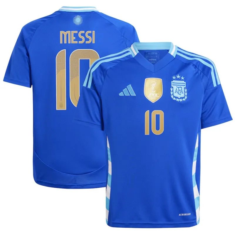 Argentinien 2024/25 Away Kinder-Trikot (Himmelblau)