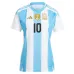 Messi, Maillot domicile féminin de l'Argentine 2024/25 (Bleu ciel)