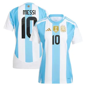 Messi, Argentinien 2024/25 Damen Heimtrikot (Himmelblau)