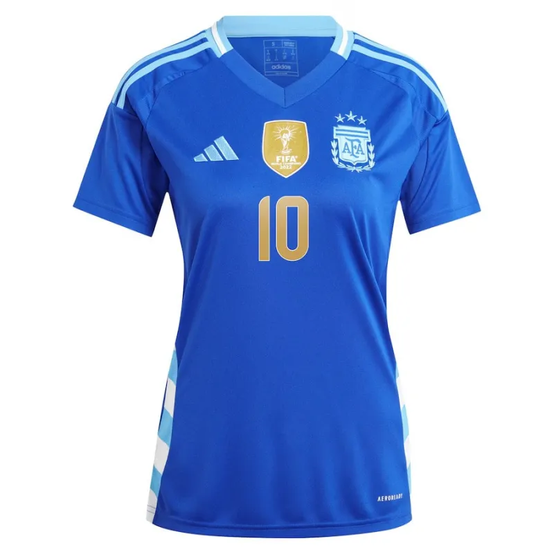 Messi, Argentinien 2024/25 Away Damen-Trikot (Blau)
