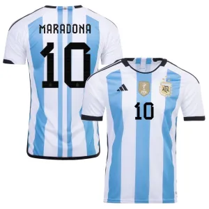 Maradona, Argentinien 2022/23 3-Sterne Heimtrikot (Himmelblau)