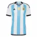 Argentinien 3-Sterne Weltmeister-Trikot (Himmelblau)