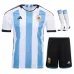 Argentina 2022/23 3 Stars Home Kids Kit - Sky Blue