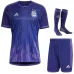 Argentinien 2022 WM Auswärts Kinder Trikotset - Blau