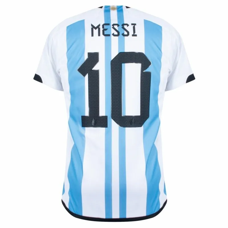 Messi Argentinien 2022 WM Kinder Trikotset - Himmelblau