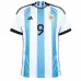 J. ALVAREZ, Argentina 2022 World Cup Home Jersey (Sky Blue)