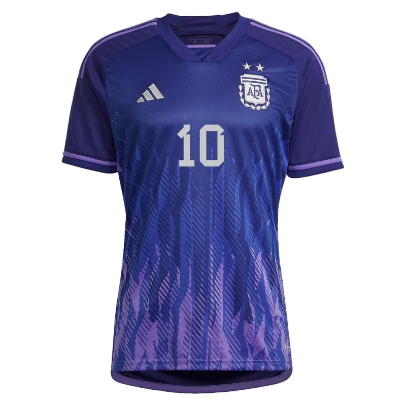 Messi, Argentina 2022 World Cup Away Jersey (Blue)