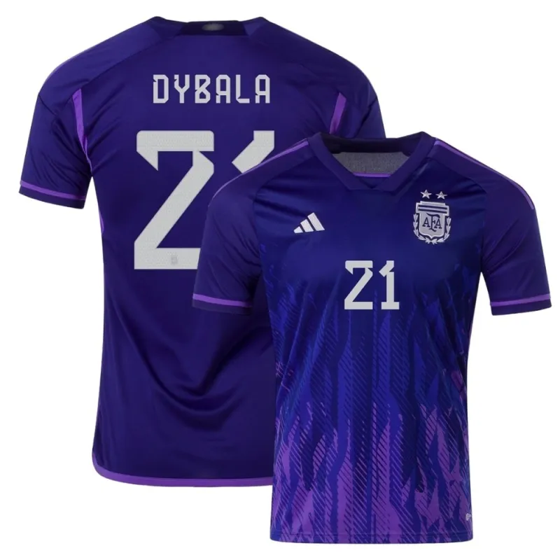 Dybala, Argentina 2022 World Cup Away Jersey (Blue)