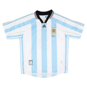 Argentinien 1998 Heimtrikot (Blau und Weiß)