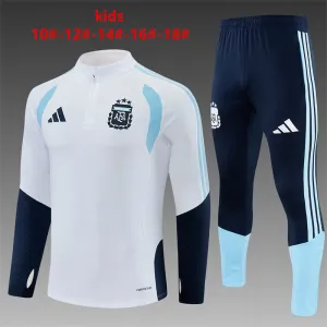 Argentinien 2026/27 Kinder Sportanzug weiß