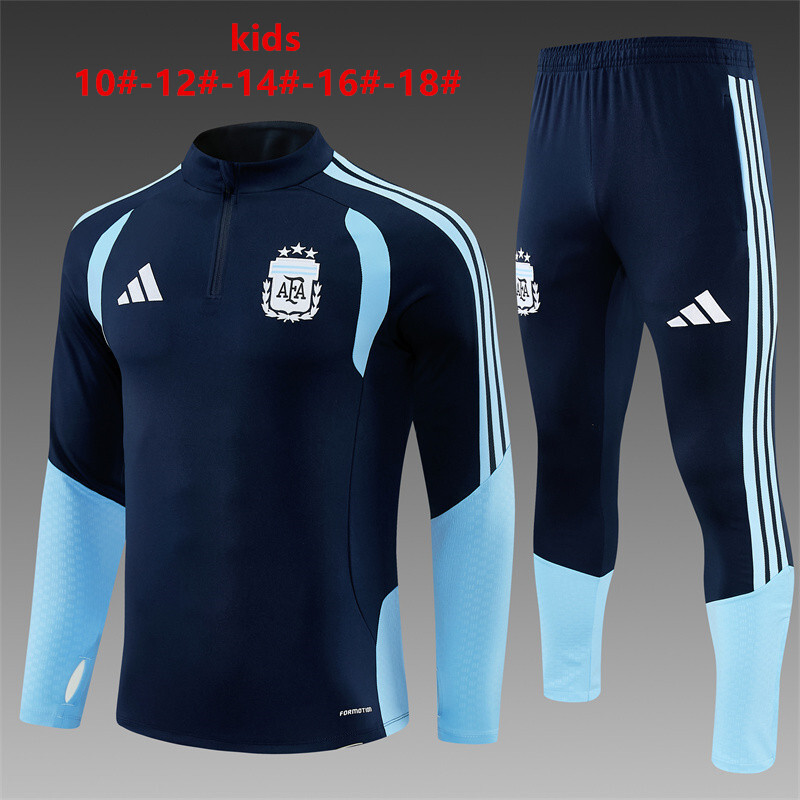 Argentinien 2026/27 Kinder Sportanzug blau