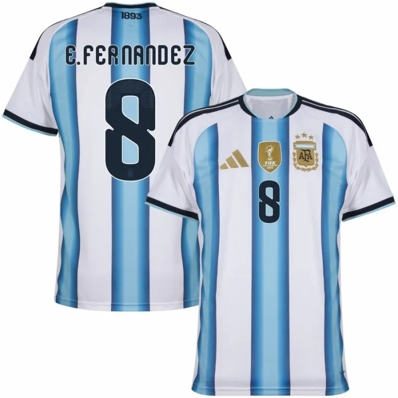 Argentinien E.FERNANDEZ 2026/27 Heimtrikot - Blau/Weiß