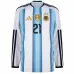 Argentinien MASTANTUONO 2026/27 Heimtrikot mit langen Ärmeln - Blau/Weiß