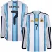 Argentina DE PAUL 2026/27 Home Long Sleeve Jersey - Blue/White