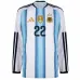 Argentina L.MARTINEZ 2026/27 Home Long Sleeve Jersey - Blue/White