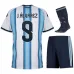 Argentina J.ALVAREZ 2026/27 Home Kids Kit - Blue/White
