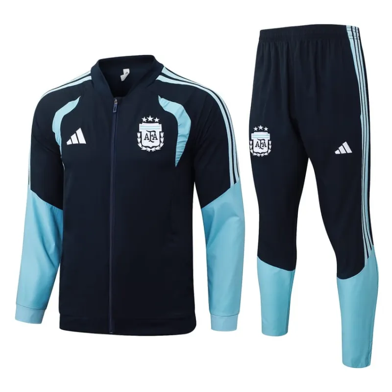 Conjunto Chaqueta Argentina 2026/27 Azul Oscuro