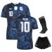 Conjunto Niño Visitante Argentina MESSI 2026/27 Azul