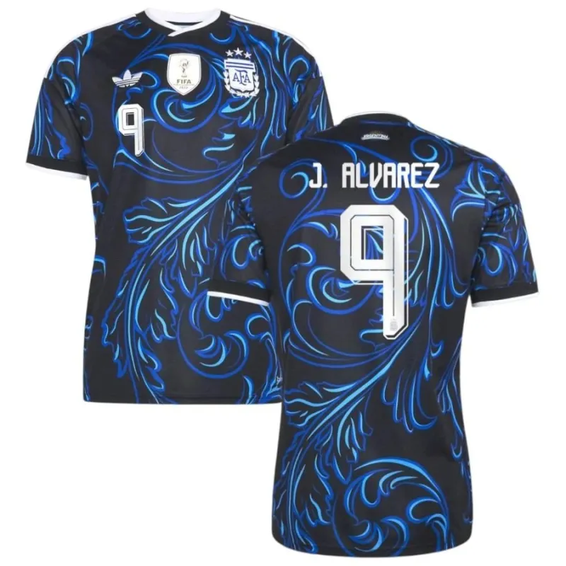 Maglia Away Argentina J.ALVAREZ 2026/27 Blu