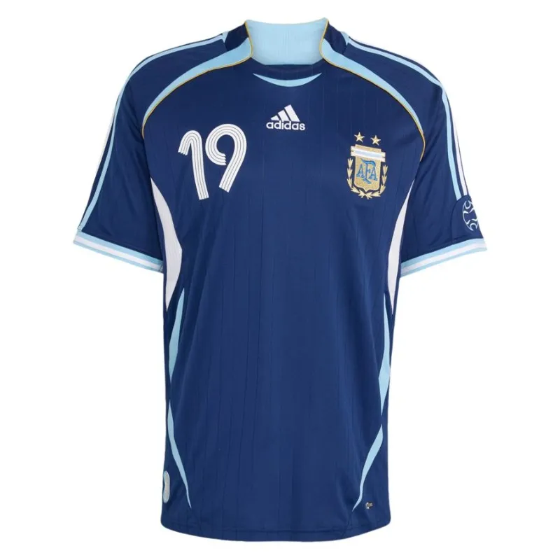Maillot Extérieur Rétro Argentine MESSI 2006 Bleu